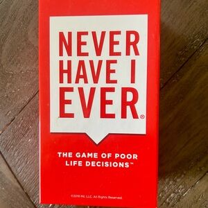 Never Have I Ever Party Game - Red